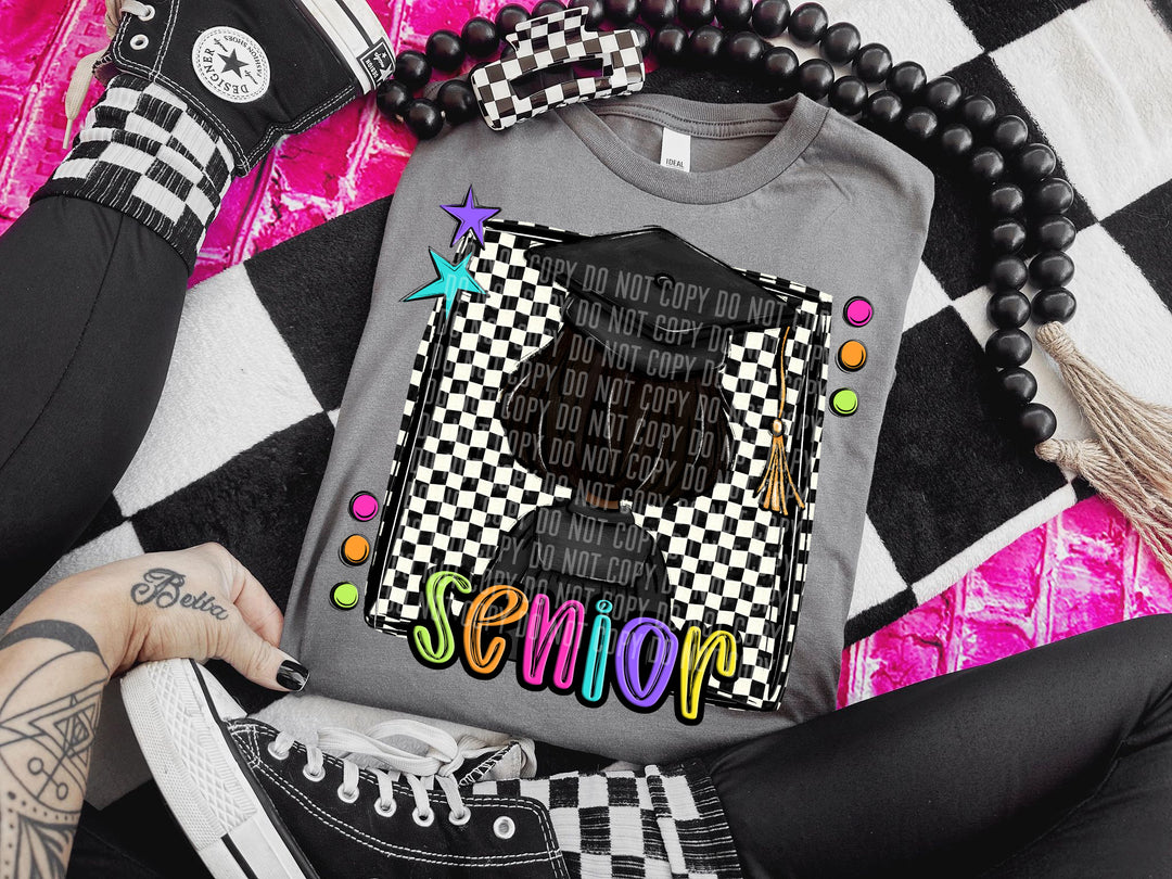 Preppy Bright Senior DTF Print