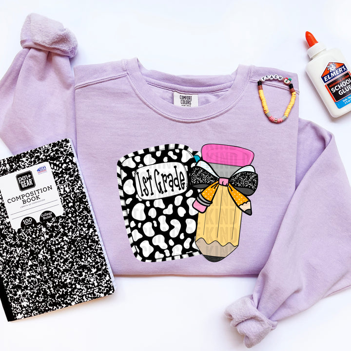 Leopard Pencil Bow Collection DTF Print