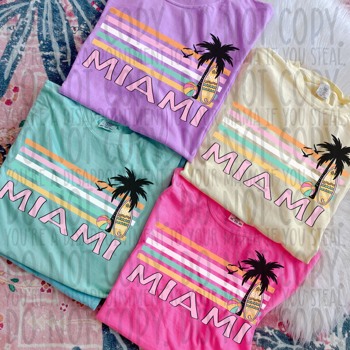 Retro Stripe DTF Print