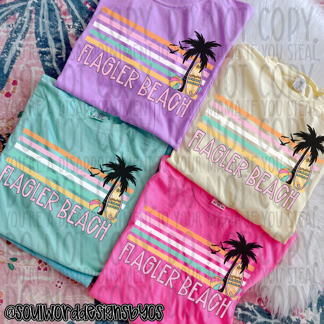 Retro Stripe DTF Print