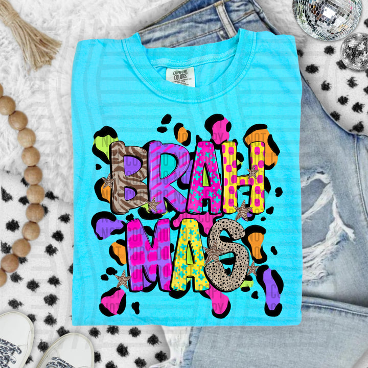 Funky Mix Up Leopard Spots DTF Print