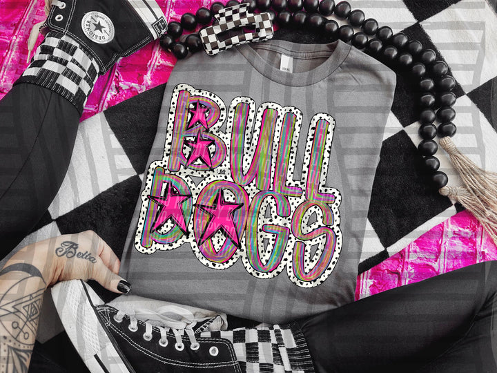 Brushstroke Dots DTF Print