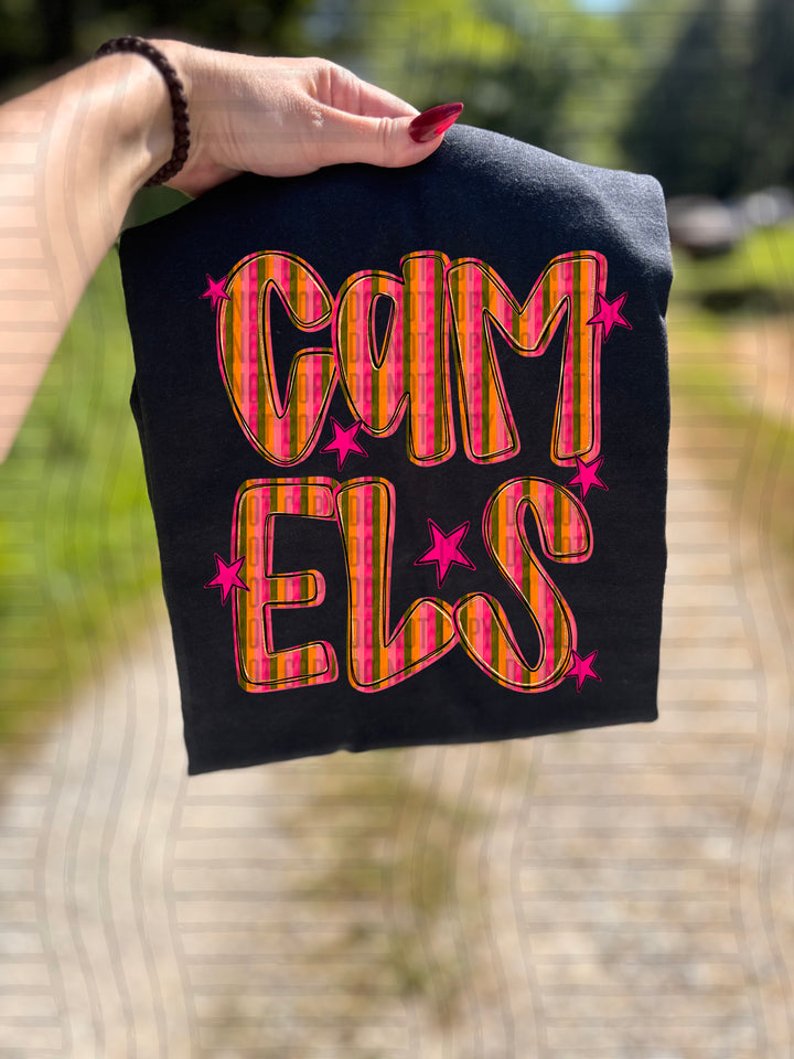 Holly Jolly Cheer Striped DTF Print