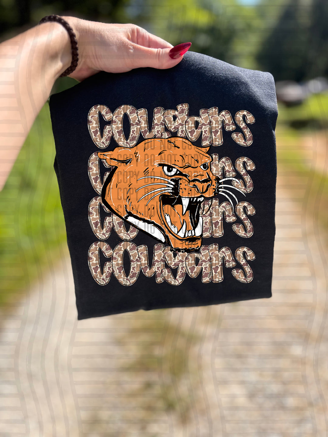 Camo Mascot Heads DTF Print