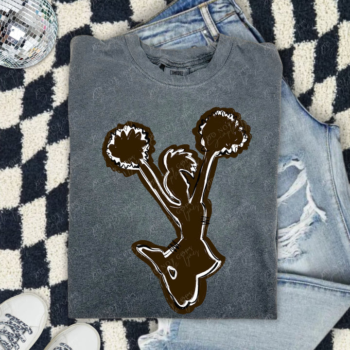 Cheerleader Spirit Stack DTF Print