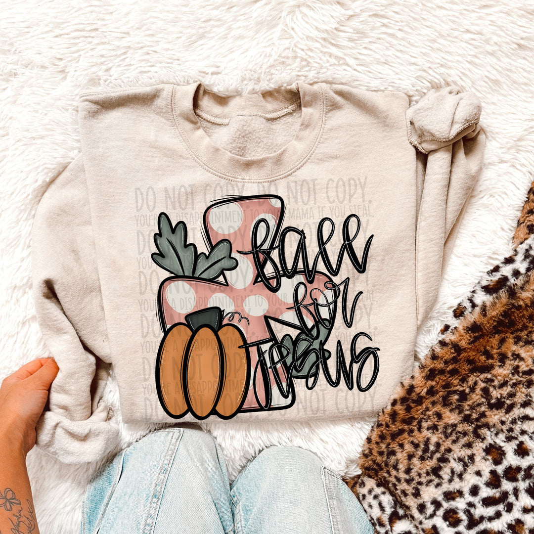 Fall For Jesus DTF Print