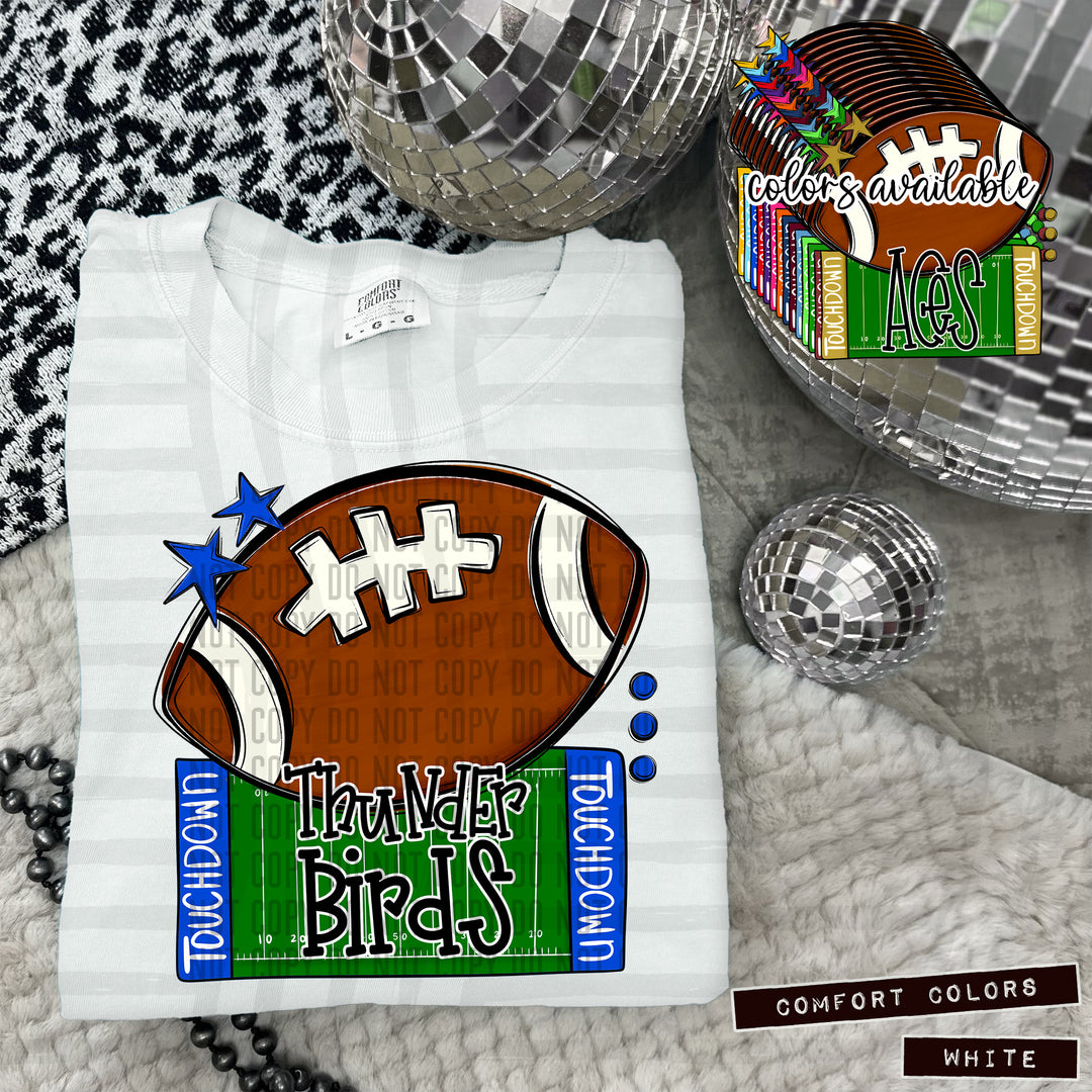 Football Name Plates DTF Print