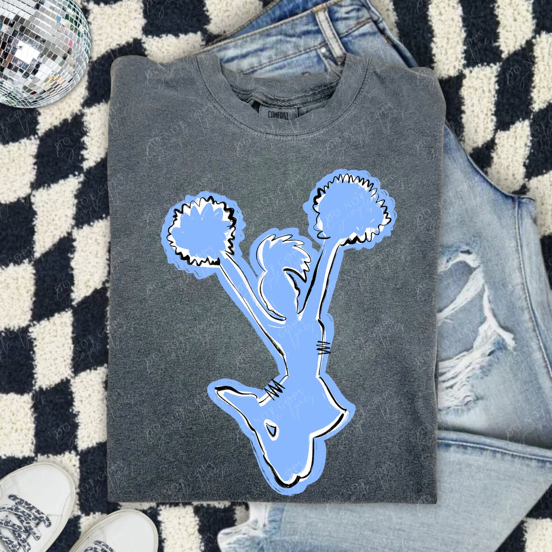 Cheerleader Spirit Stack DTF Print