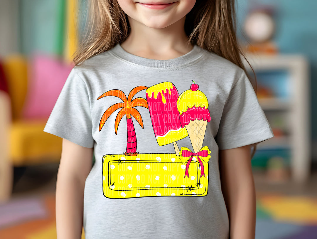Kids Name Plates DTF Print