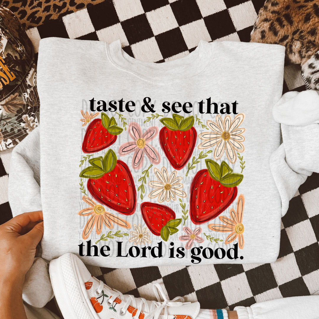 Taste And See DTF Print