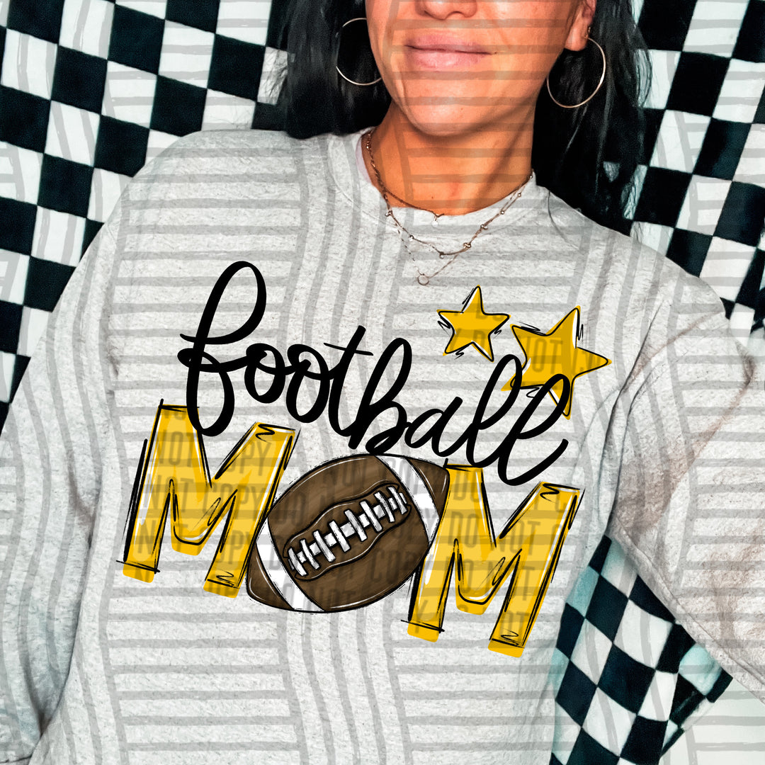 Sports Mom Football DTF Print