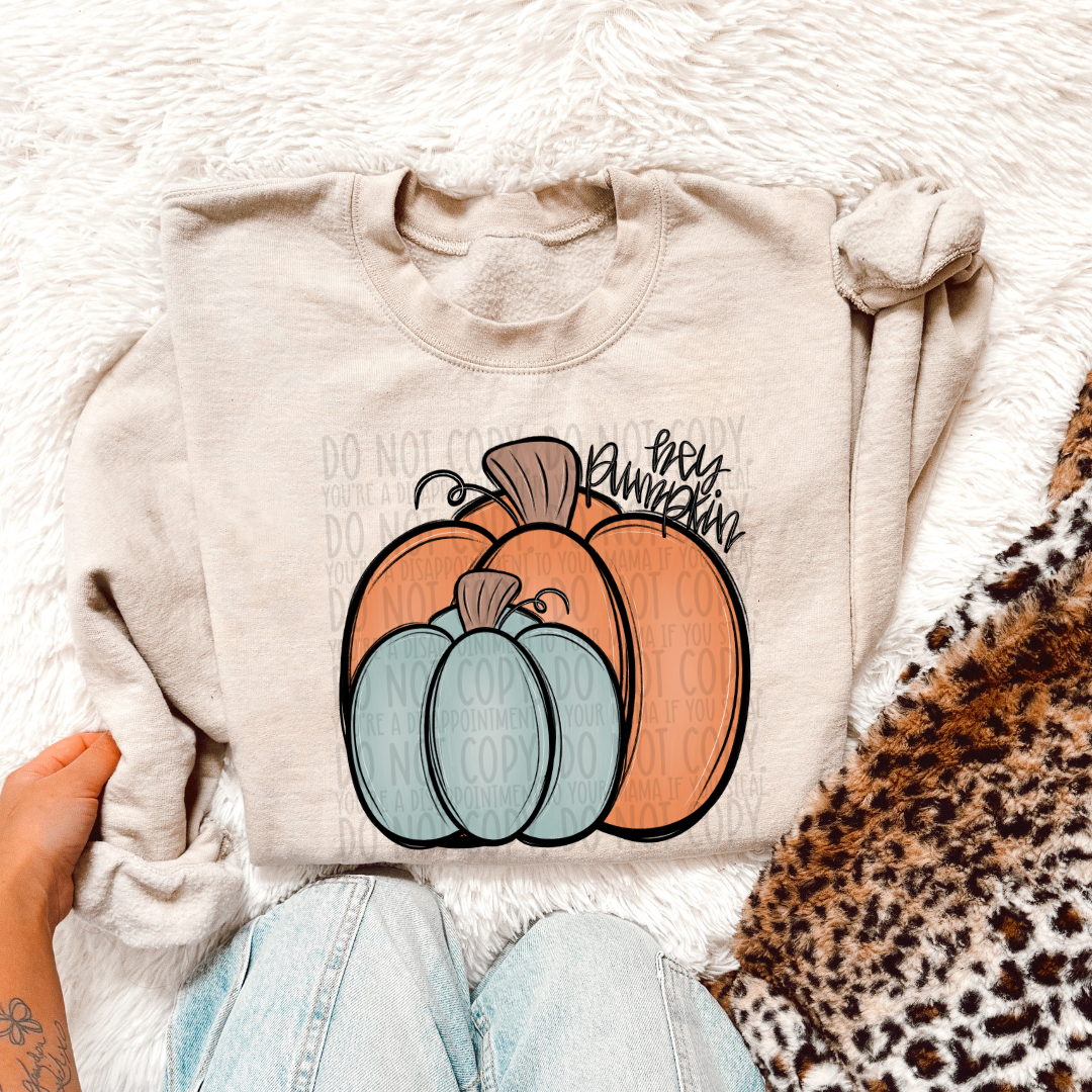 Hey Pumpkin DTF Print