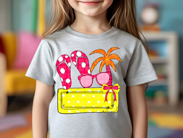 Kids Name Plates DTF Print
