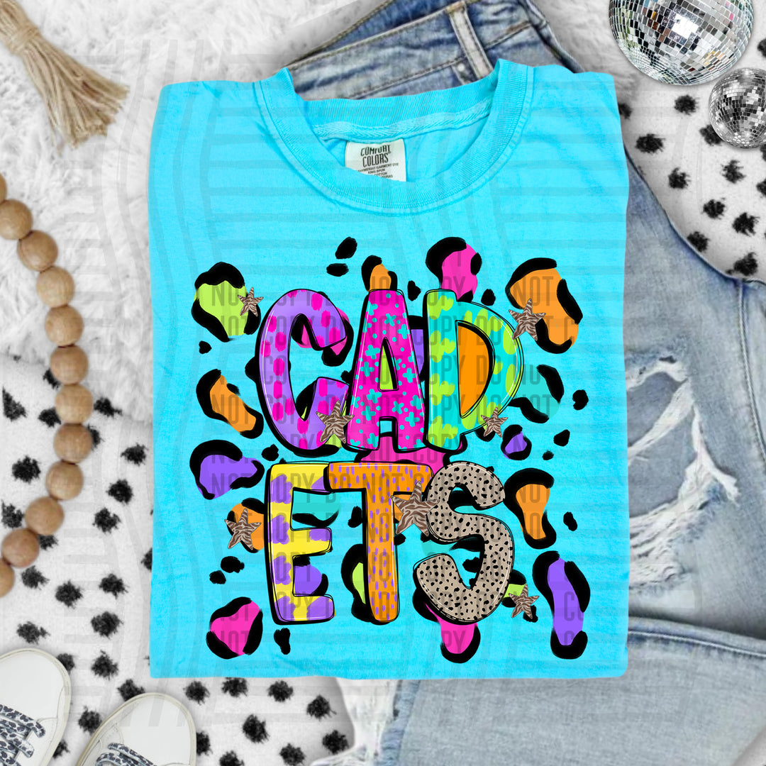 Funky Mix Up Leopard Spots DTF Print
