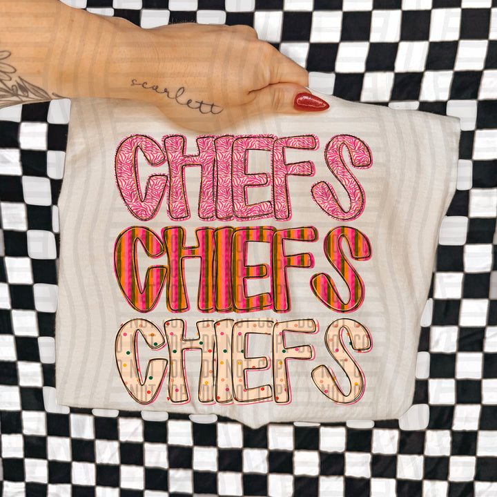 Holly Jolly Cheer Stacked DTF Print