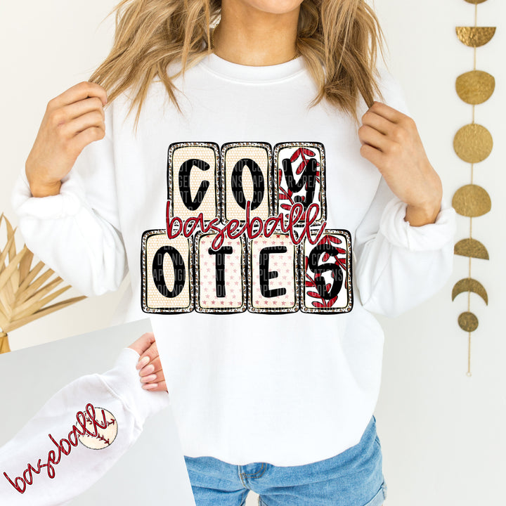 Baseball Boxed FRONT DTF Print