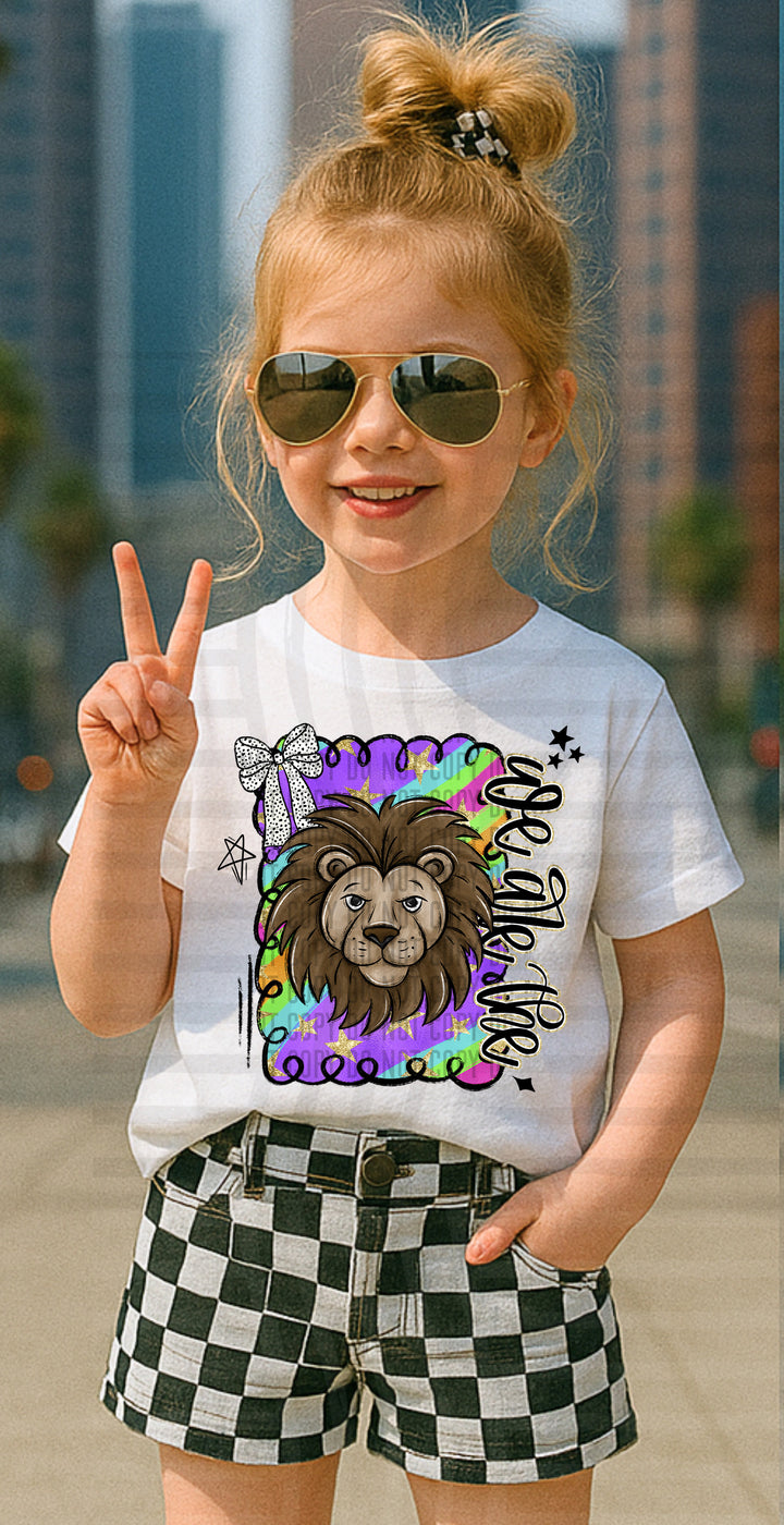 Preppy Swirl Mascot DTF Print