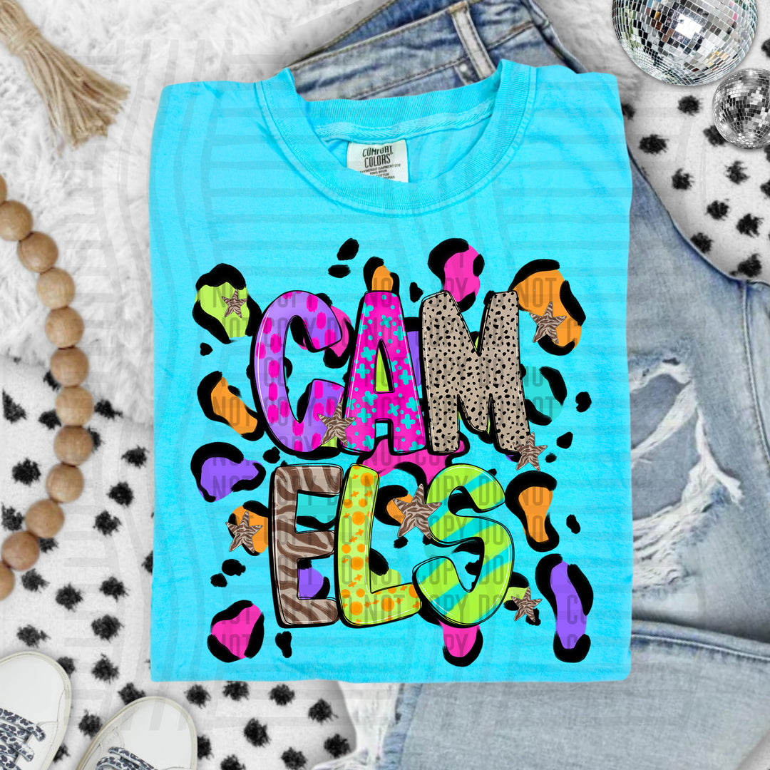 Funky Mix Up Leopard Spots DTF Print