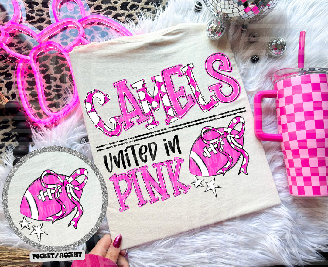 United In Pink Mascots DTF Print