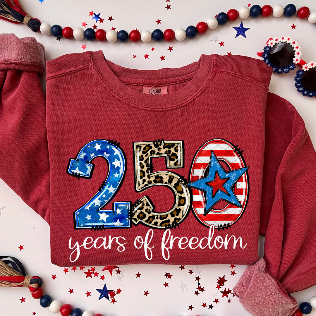 250 Years Of Freedom DTF Print