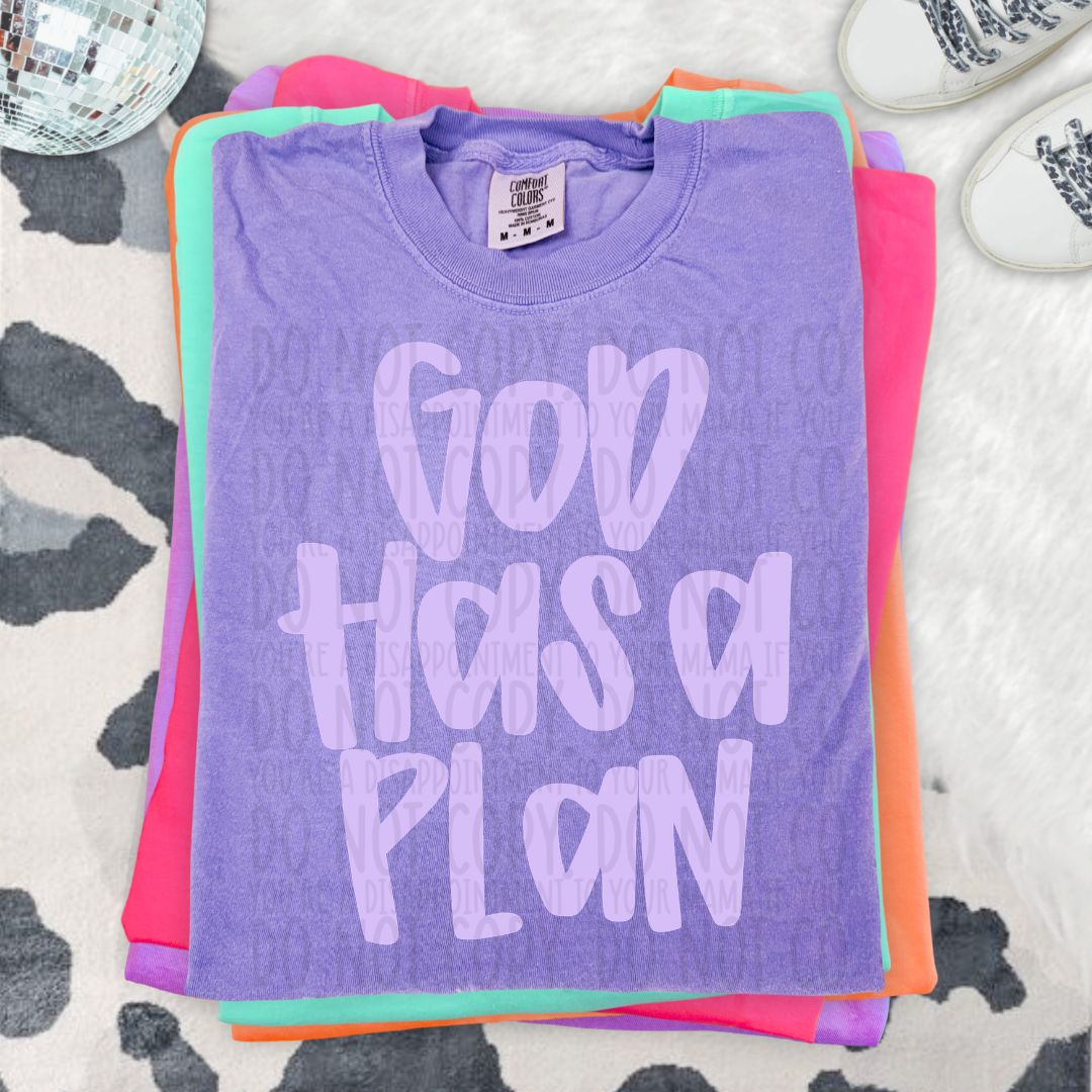 God Has A Plan DTF Print