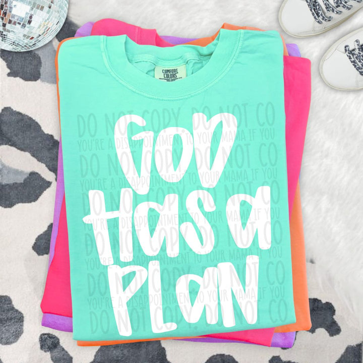 God Has A Plan DTF Print