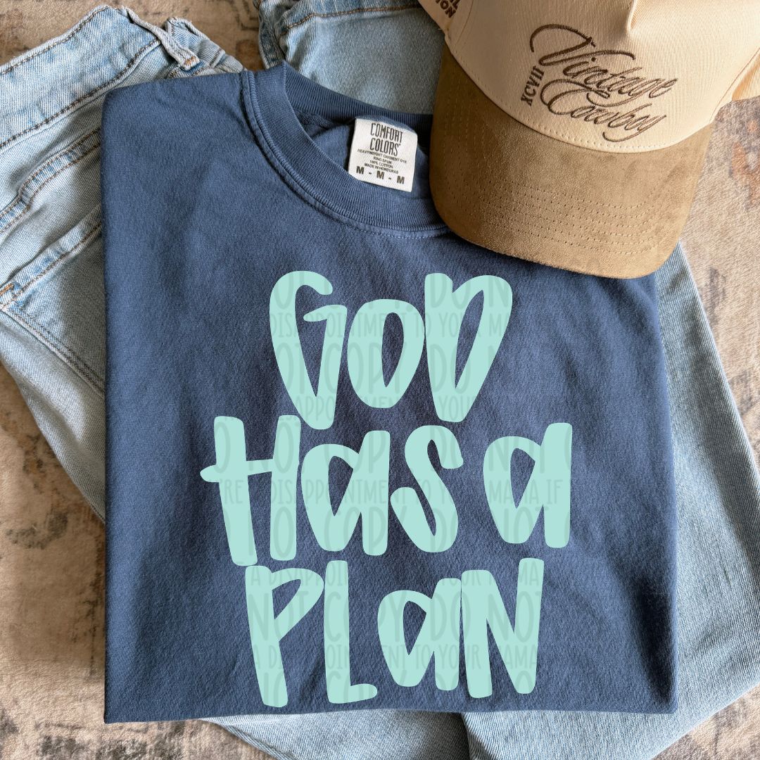 God Has A Plan DTF Print