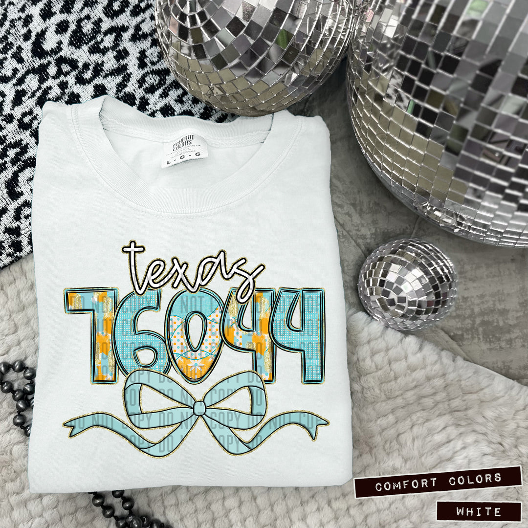 Dotted Daisy Zip Codes DTF Print