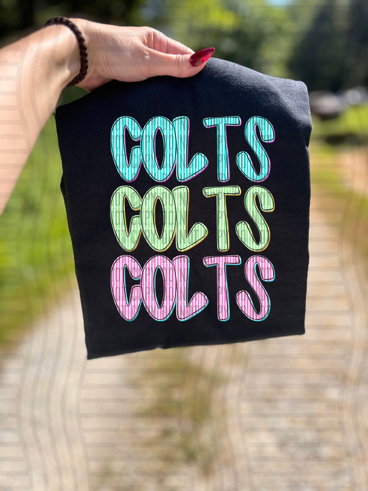 Seersucker Tri/Quad Stacked DTF Print