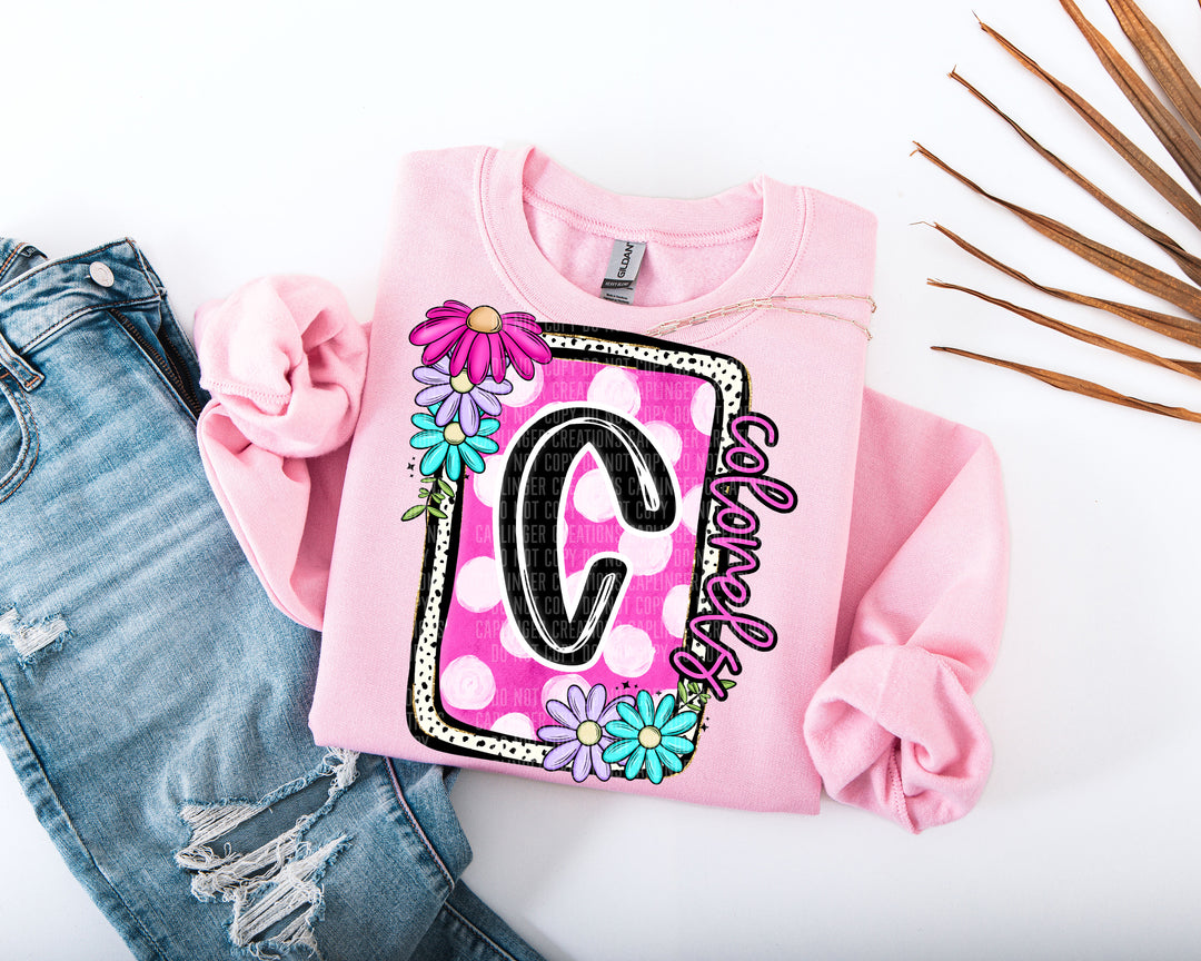Floral Bloom DTF Print