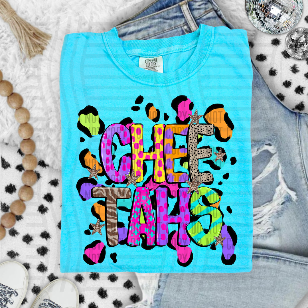 Funky Mix Up Leopard Spots DTF Print