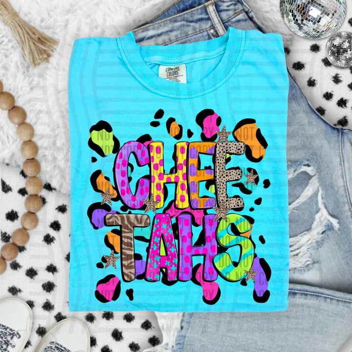 Funky Mix Up Leopard Spots DTF Print