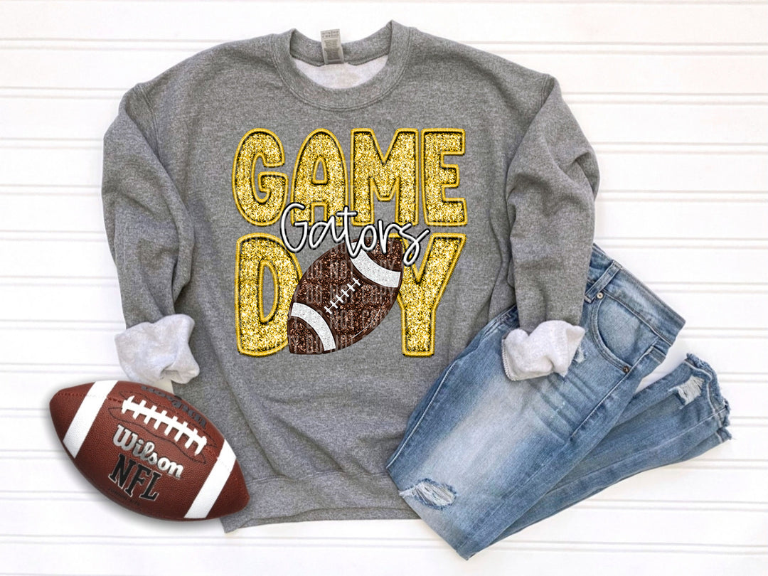 Yellow Football DTF Print