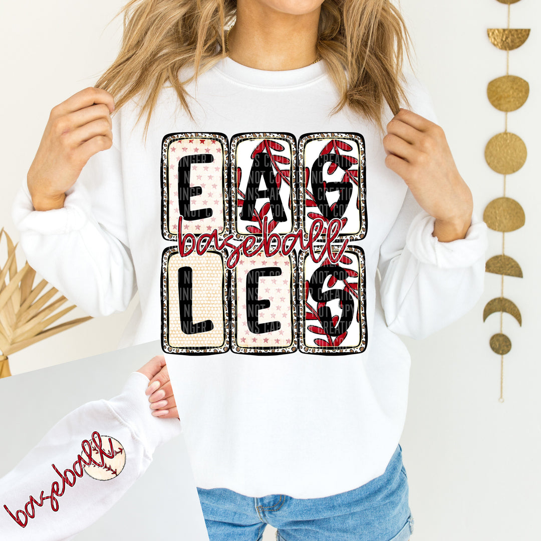 Baseball Boxed FRONT DTF Print