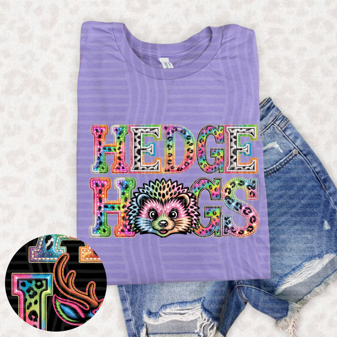 Rainbow Mascot Heads Stacked DTF Print