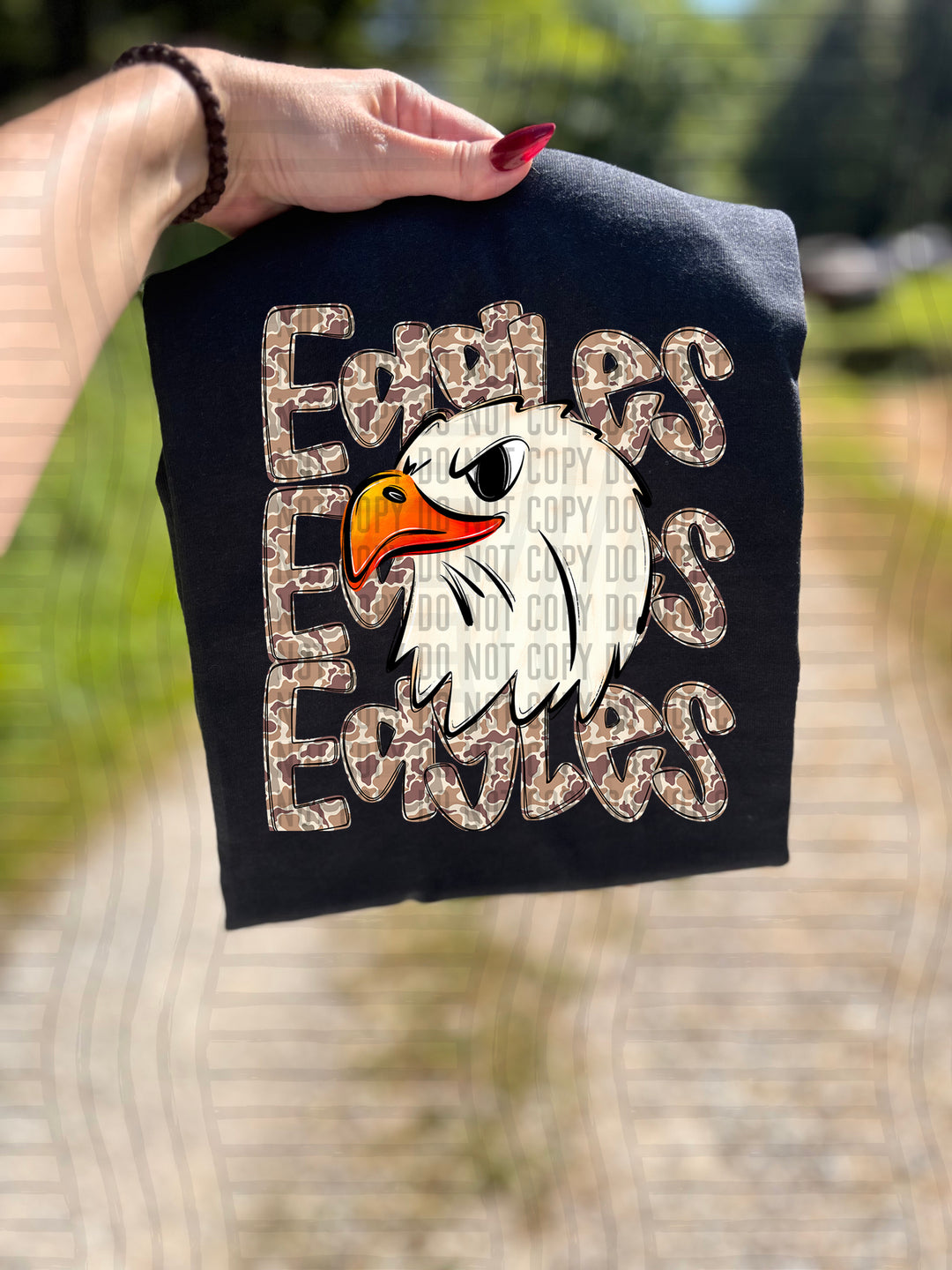 Camo Mascot Heads DTF Print