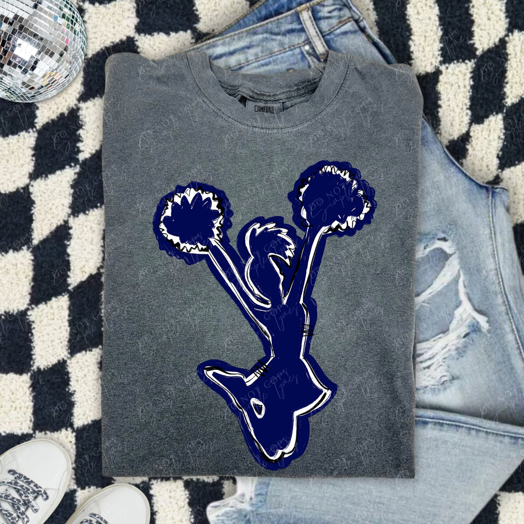 Cheerleader Spirit Stack DTF Print