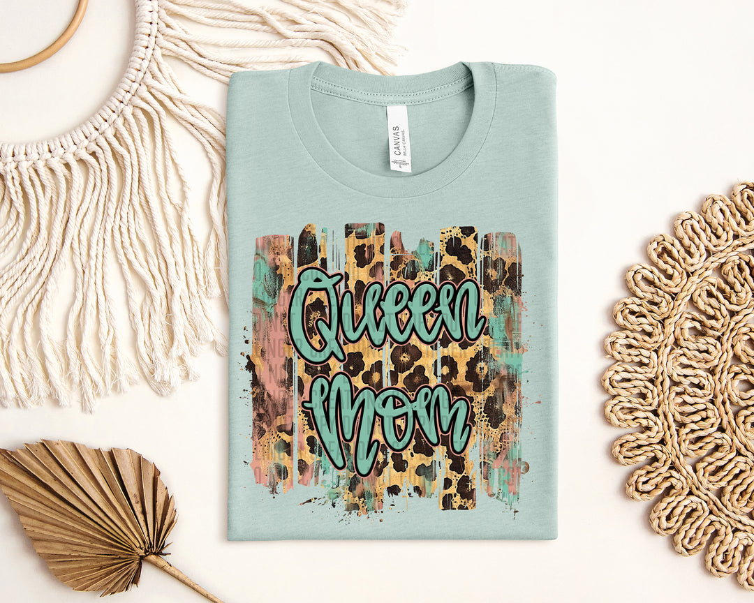 Animal Print Mothers Names DTF Print