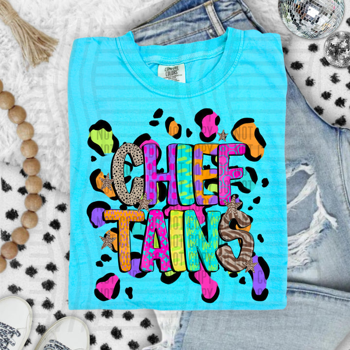 Funky Mix Up Leopard Spots DTF Print
