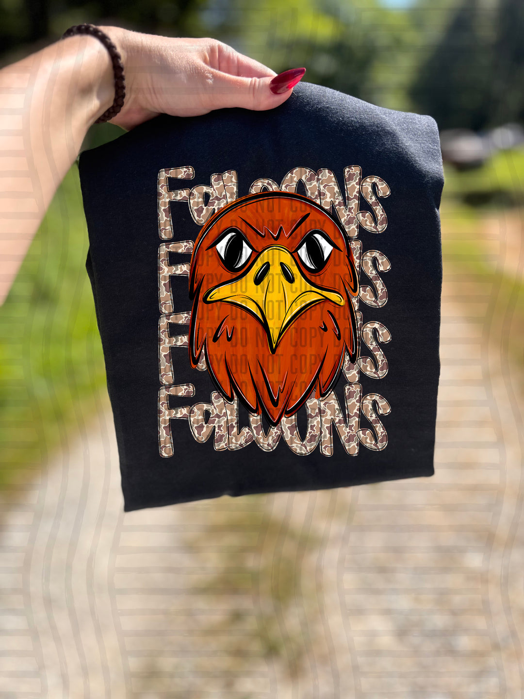 Camo Mascot Heads DTF Print