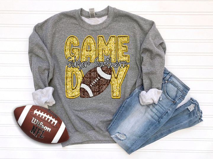 Yellow Football DTF Print