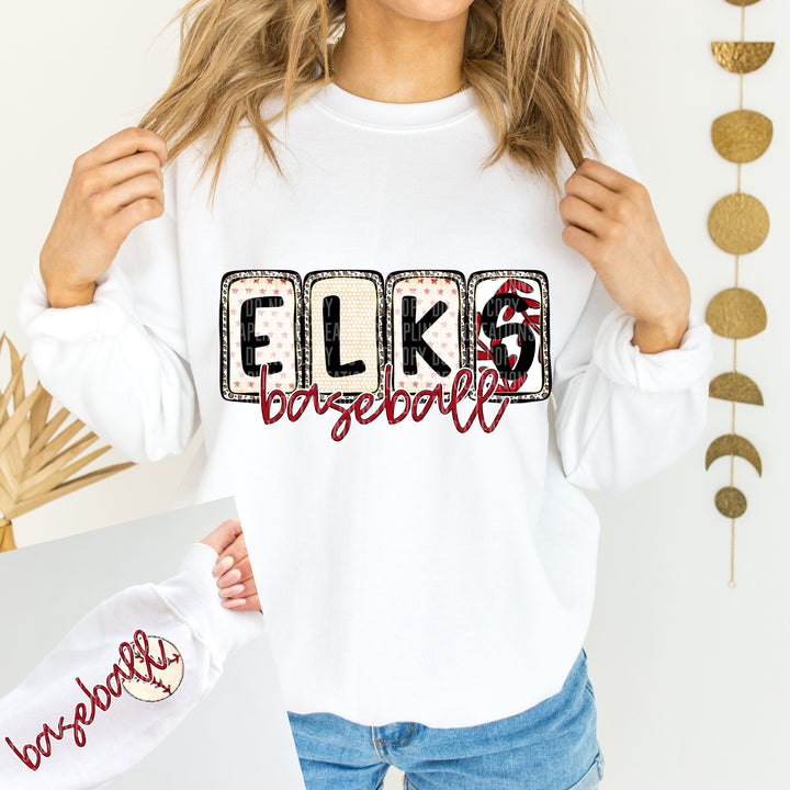 Baseball Boxed FRONT DTF Print