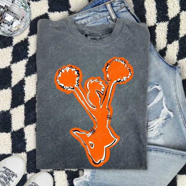 Cheerleader Spirit Stack DTF Print