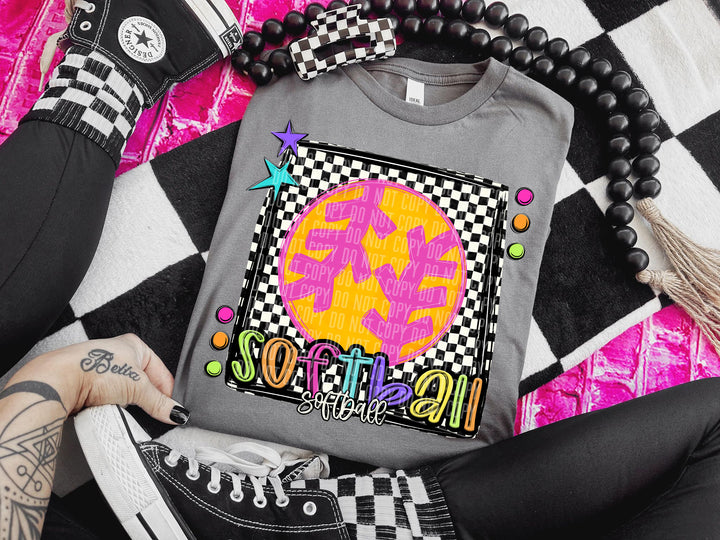 Bright Sports/Ball DTF Print