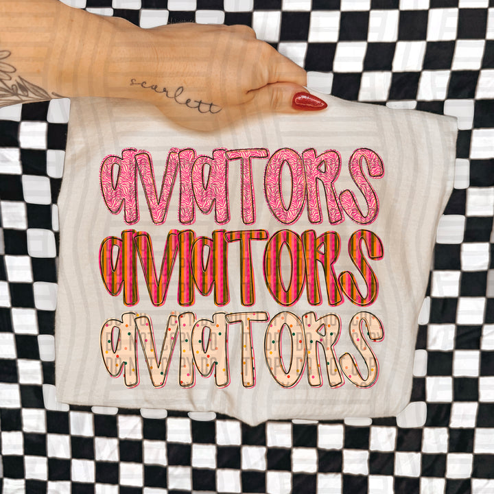 Holly Jolly Cheer Stacked DTF Print