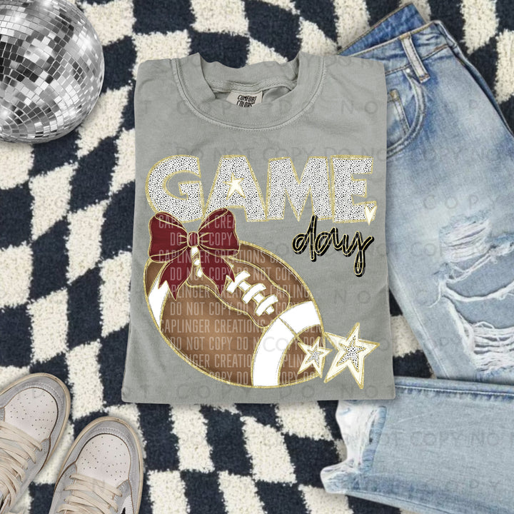 Game Day Football DTF Print