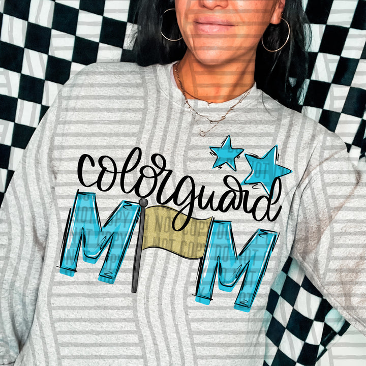 Sports Mom Colorguard DTF Print