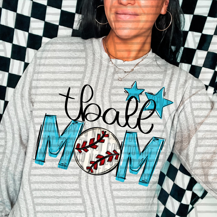 Sports Mom Tball DTF Print