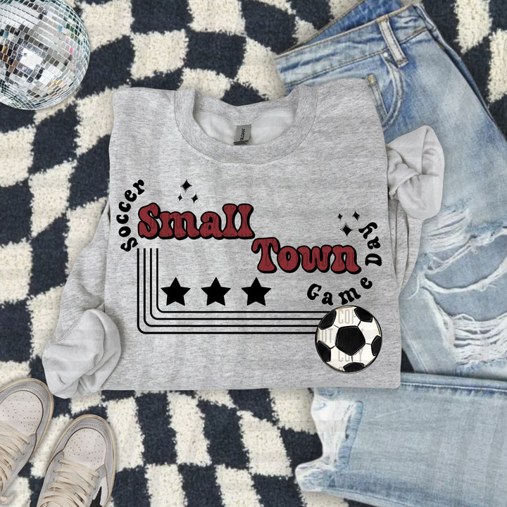 Small Town Soccer DTF Print