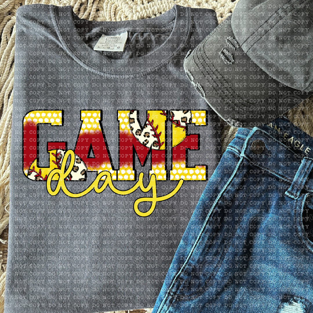 Game Day Softball DTF Print